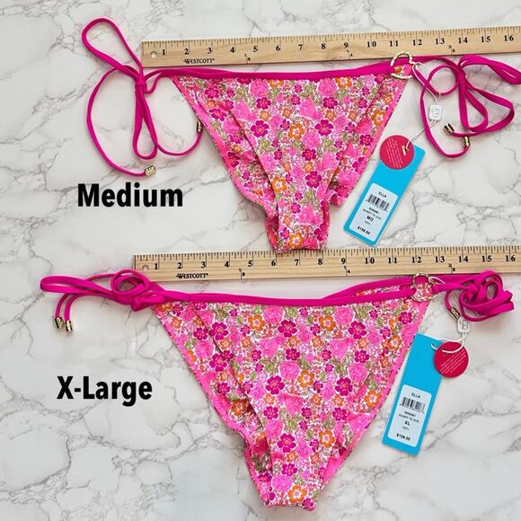 Beach Bunny Ella Triangle Top DD & Thong Bottom M or XL $216 - Picture 13 of 13